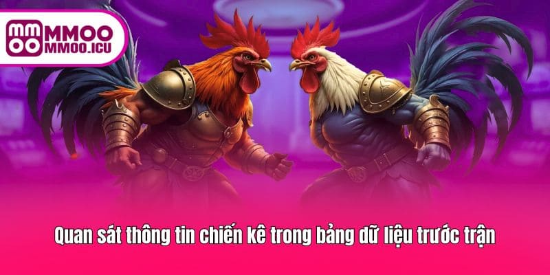 Phân tích chiến kê dựa trên bảng dữ liệu trước trận đấu